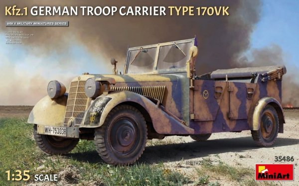 MiniArt 35486 Kfz.1 German Troop Carrier Type 170VK 1/35