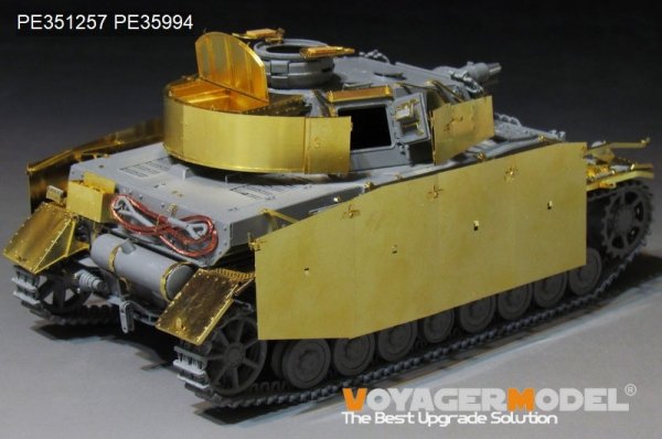 Voyager Model PE351257 WWII German Pz.Kpfw.IV Ausf.F1 LateProduction Basic For DRAGON 6957 1/35
