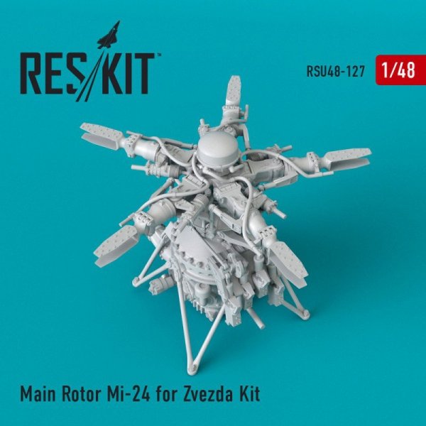 RESKIT RSU48-0127 Main Rotor Mi-24 for Zvezda kit 1/48