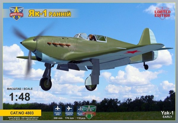 Modelsvit 4803 Yak-1 Early version 1/48