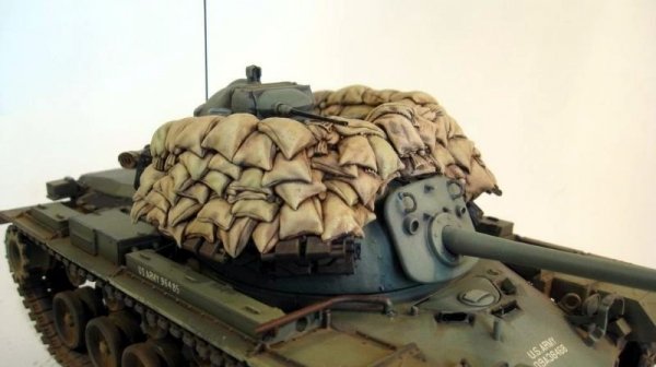 Panzer Art RE35-281 Sand armor &amp; wood screens for M48 Tanks 1/35
