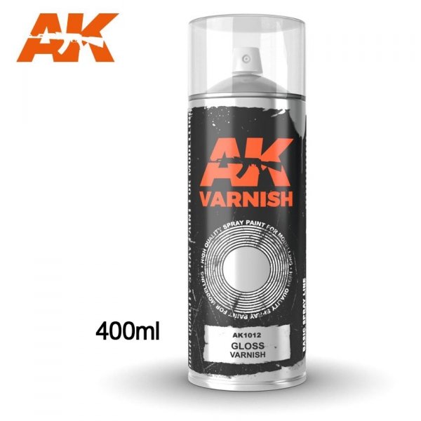 AK Interactive AK1012 GLOSS VARNISH SPRAY 400ml