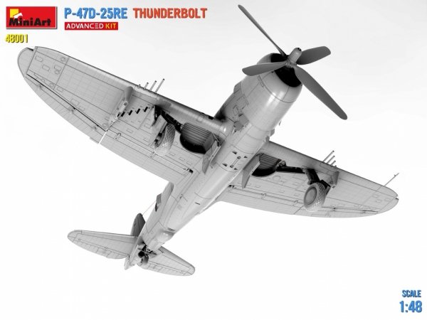 MiniArt 48001 P-47D-25RE Thunderbolt - Advanced Kit 1/48