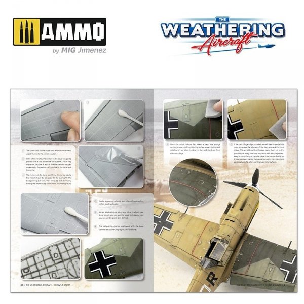 AMMO of Mig Jimenez 5217 The Weathering Aircraft Issue 17. DECALS &amp; MASKS (English)