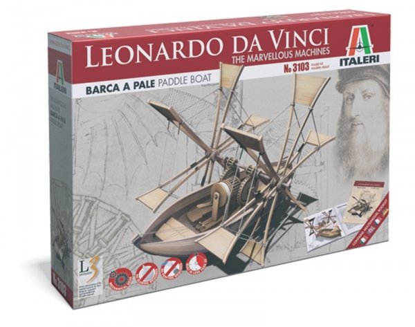 Italeri 3103 Leonardo Da Vinci marvellous machine-Paddle ship