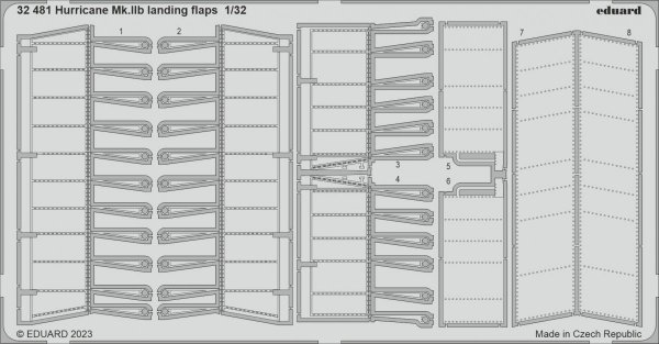 Eduard 32481 Hurricane Mk. IIb landing flaps REVELL 1/32