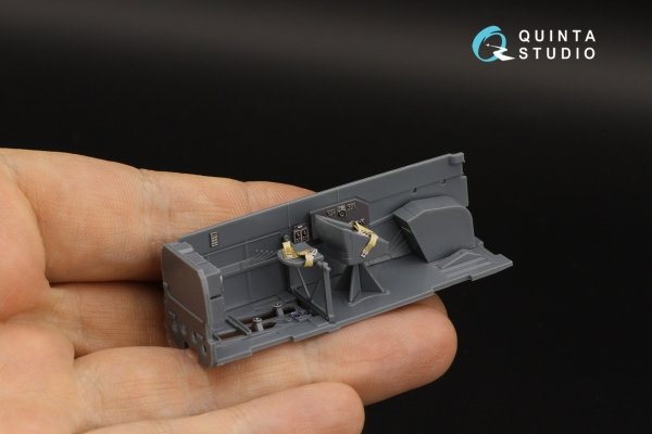 Quinta Studio QD48301 Bf 110E/F 3D-Printed &amp; coloured Interior on decal paper (Eduard) 1/48