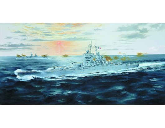 Trumpeter 05752 French Battleship Jean Bart 1950 1:700