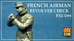 Copper State Models F32-044 French airman checking revolver 1/32
