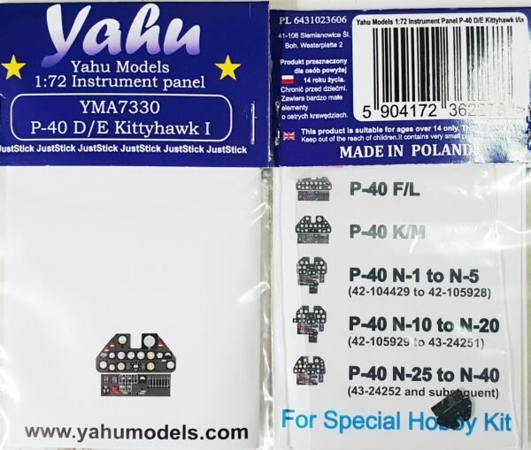 Yahu YMA7330 P-40 D/E Special Hobby 1/72