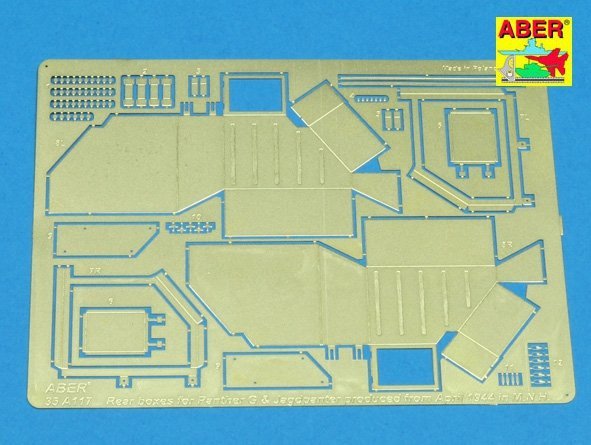 Aber 35A117 Rear boxes for Panther G &amp;amp;Jagdpanter produced from April 1944 in M.N.H. (1:35)