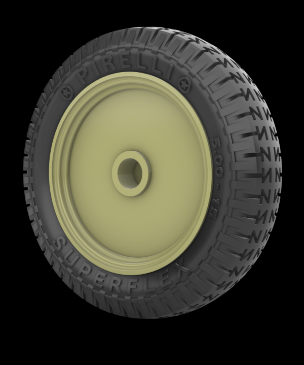 Panzer Art RE35-735 Fiat 508 Road wheels (Crosscountry) 1/35