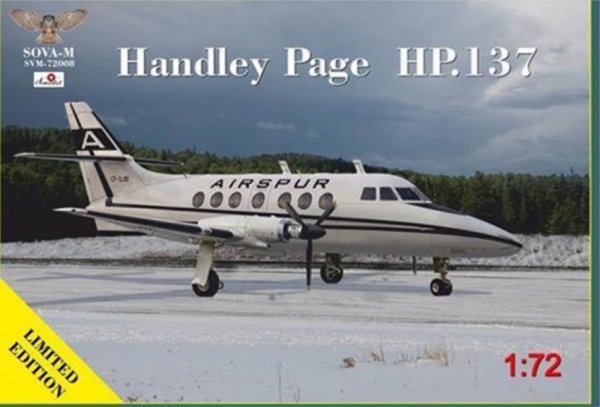Sova 72008 Handley Page HP137 Jetstream 1/72