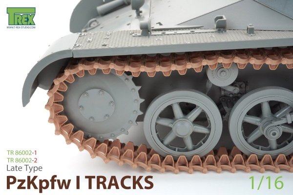 T-Rex Studio TR86002-2 PzKpfw I Tracks Late Type for Ausf.B 1/16