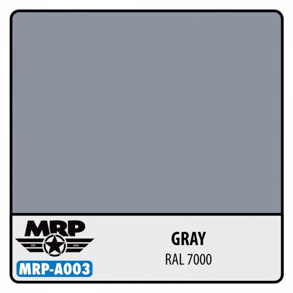 Mr. Paint MRP-A003 Grey (RAL 7000) - aqua colors - 17ml