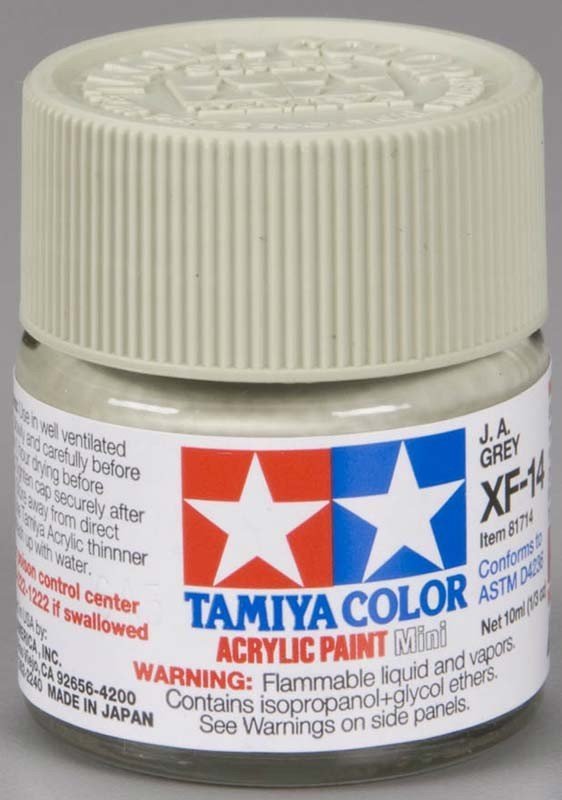 Tamiya XF14 J.A. Grey (81714) Acrylic paint 10ml