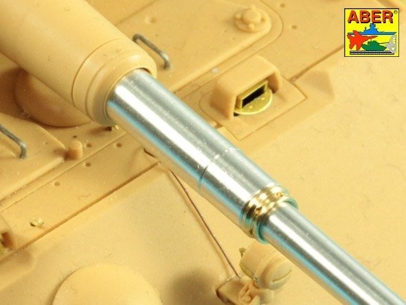 Aber 48L-13 KwK 43/3 L/71 8.8cm barrel (two-piece) for King Tiger tank with Porsche turret 1/48