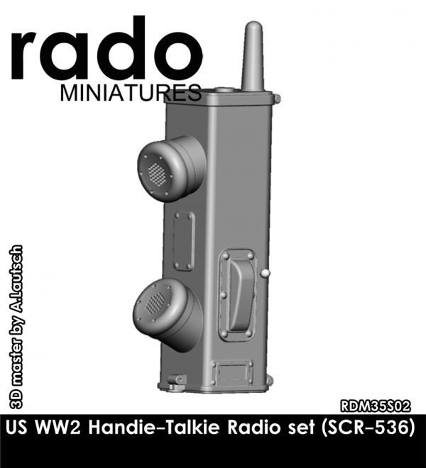 RADO Miniatures RDM35S02 US WW2 Handie-Talkie radio set(SCR-536) 1/35