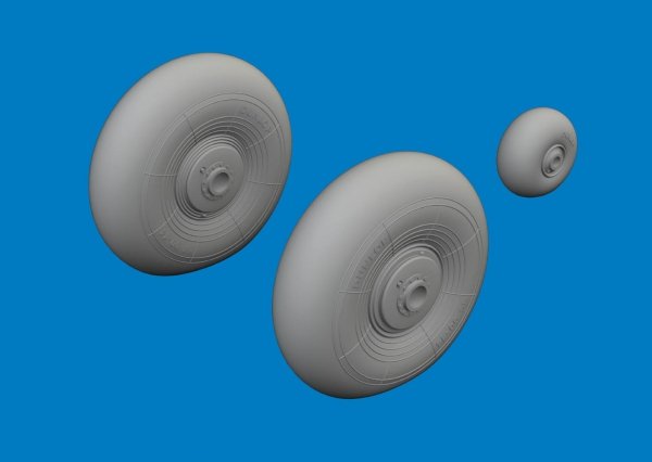 Eduard 6481163 Beaufighter Mk.VI wheels for REVELL 1/48