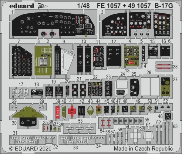 Eduard FE1057 B-17G 1/48 HKM