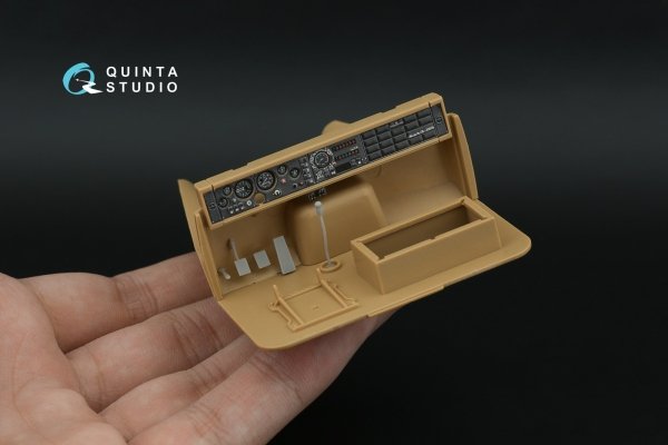 Quinta Studio QD+35160 KrAZ-260 3D-Printed &amp; coloured Interior on decal paper (Takom) (with 3D-printed resin parts) 1/35