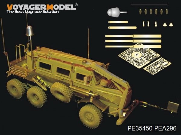 Voyager Model PEA296 Modern US Buffalo 6X6 MPCV Vehicle Antennas (For BRONCO KIT) 1/35