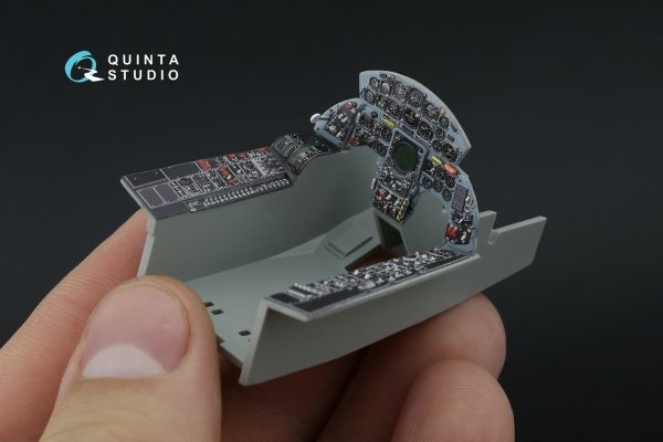 Quinta Studio QDS-32246 F-104A 3D-Printed &amp; coloured Interior on decal paper (Italeri) (Small version) 1/32