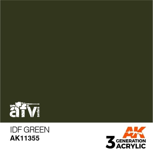 AK Interactive AK11355 IDF Green 17ml
