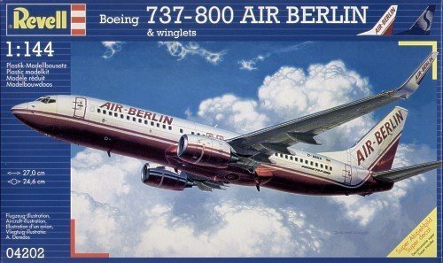 Revell 04202 Boeing 737-800 AIR BERLIN Winglets (1:144)