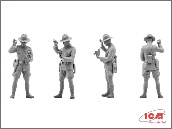 ICM 35689 US Infantry (1917) 4 figures 1/35