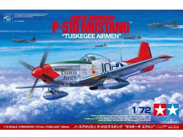 Tamiya 25148 P-51D Mustang Tuskegee (1:72)