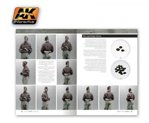 AK Interactive AK272 panzer crew uniforms painting guide l. series 02 