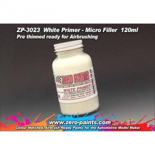 Zero Paints ZP-3023 White Primer 100ml