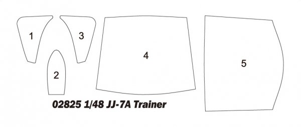 Trumpeter 02825 JJ-7A Trainer 1/48