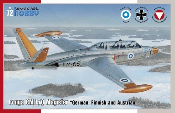 Special Hobby 72373 Fouga CM.170 Magister German, Finnish and Austrian (1:72)