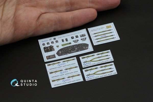 Quinta Studio QD48612 PBY-5 Catalina 3D-Printed &amp; coloured Interior on decal paper (Revell/Monogram) 1/48