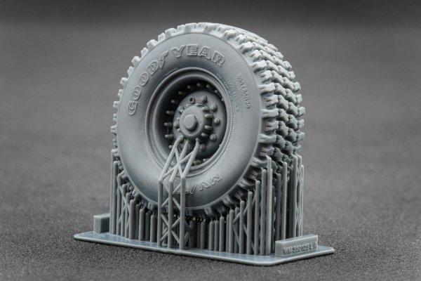 ScaleX WM 35012S HIMARS V2 Sagged wheel set (for Trumpeter) 1/35