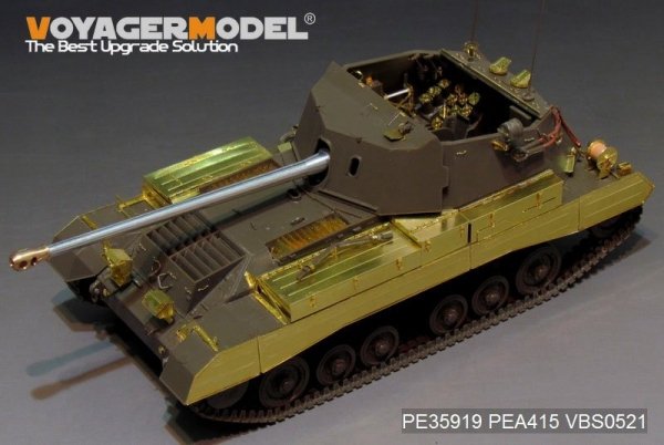 Voyager Model PEA415 WWII British Archer Self-Propelled Anti-Tank Gun track covers additional parts(For TAMIYA 35356) 1/35