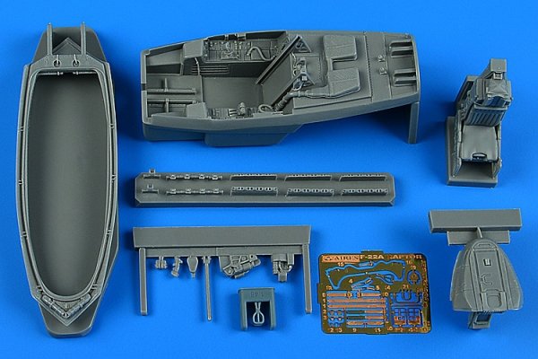 Aires 4942 F-22A Raptor cockpit set 1/48 Academy