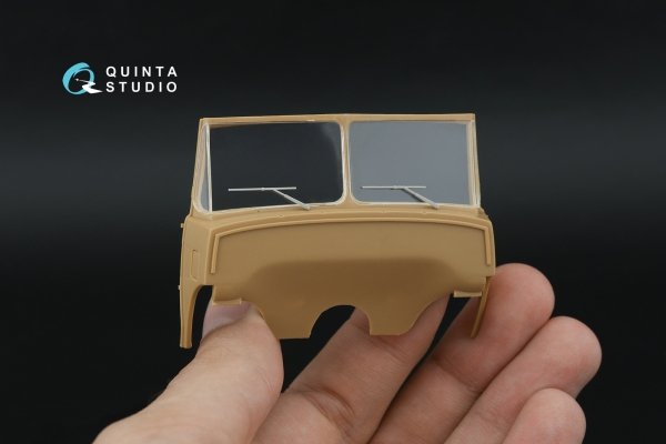 Quinta Studio QD+35160 KrAZ-260 3D-Printed &amp; coloured Interior on decal paper (Takom) (with 3D-printed resin parts) 1/35