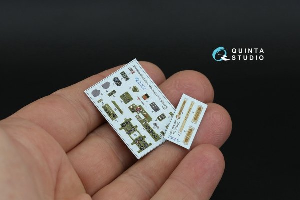 Quinta Studio QD48609 A6M5 Zero (Mitsubishi Production) 3D-Printed &amp; coloured Interior on decal paper (Eduard) 1/48