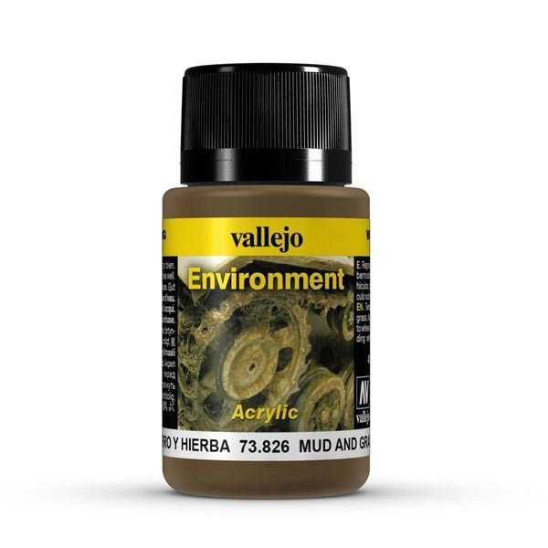 Vallejo 73826 Environment - Muds&amp;Grass Eff.40 ml