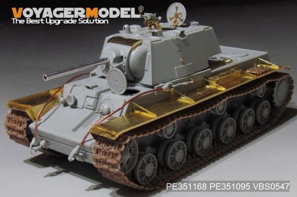 Voyager Model PE351168A WWII Russian KV-1 Mod.1942 Basic（A without included Gun Barrel）(For TRUMPETER 09597) 1/35