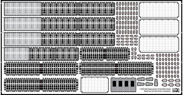 MK1 Design MS-35048 CV-64 Constellation Detail-up Part DX for Trumpeter 1/350