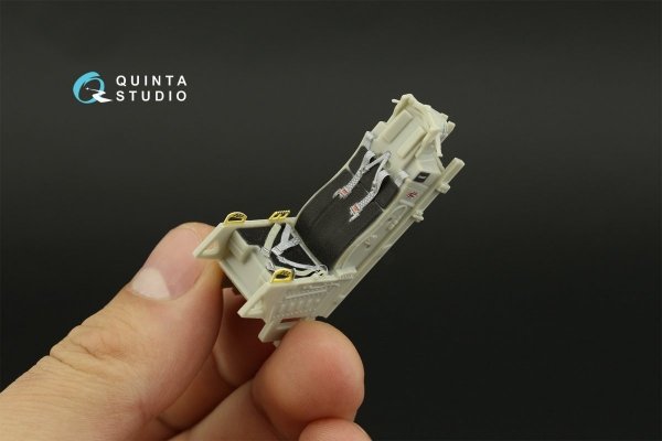 Quinta Studio QD32157 F-15C Late/F-15J late 3D-Printed &amp; coloured Interior on decal paper (Tamiya) 1/32