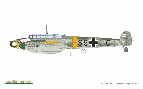 Eduard 7084 Bf 110F ProfiPack Edition 1/72