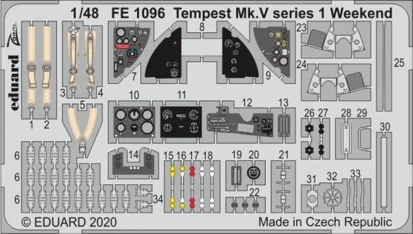Eduard FE1096 Tempest Mk. V series 1 Weekend 1/48 EDUARD