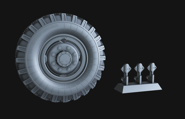 Panzer Art RE35-535 ZiL-131 road wheels 1/35