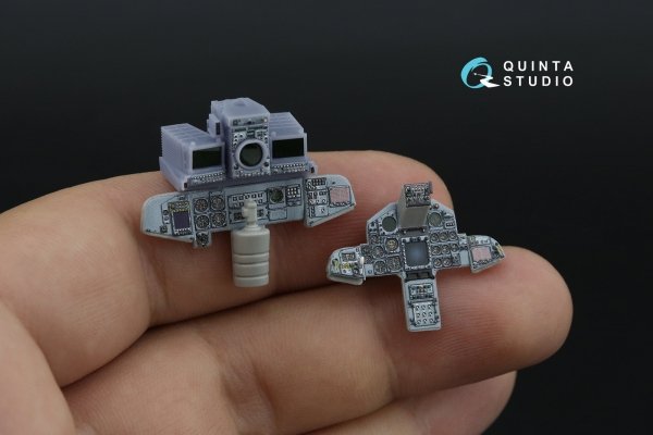 Quinta Studio QDS+48519 Tornado ECR 3D-Printed coloured Interior on decal paper (Italeri) (small version) (with 3D-printed resin parts) 1/48