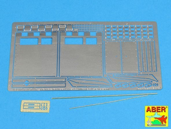 Aber 16051 Rear fenders for Tiger I, Ausf.E – (Late version) (1:16)